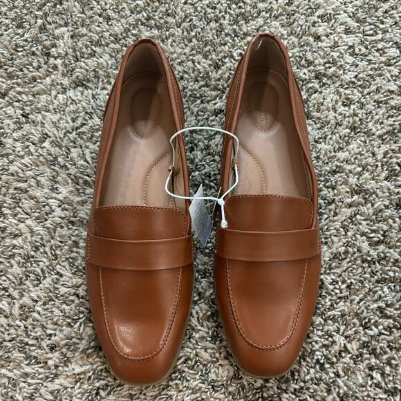 NWT Old Navy City Loafers - Cognac Brown - Women's size 10 - Picture 4 of 12
